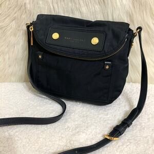 MARC JACOBS Black Nylon Small PREPPY Mini NATASHA Crossbody Bag